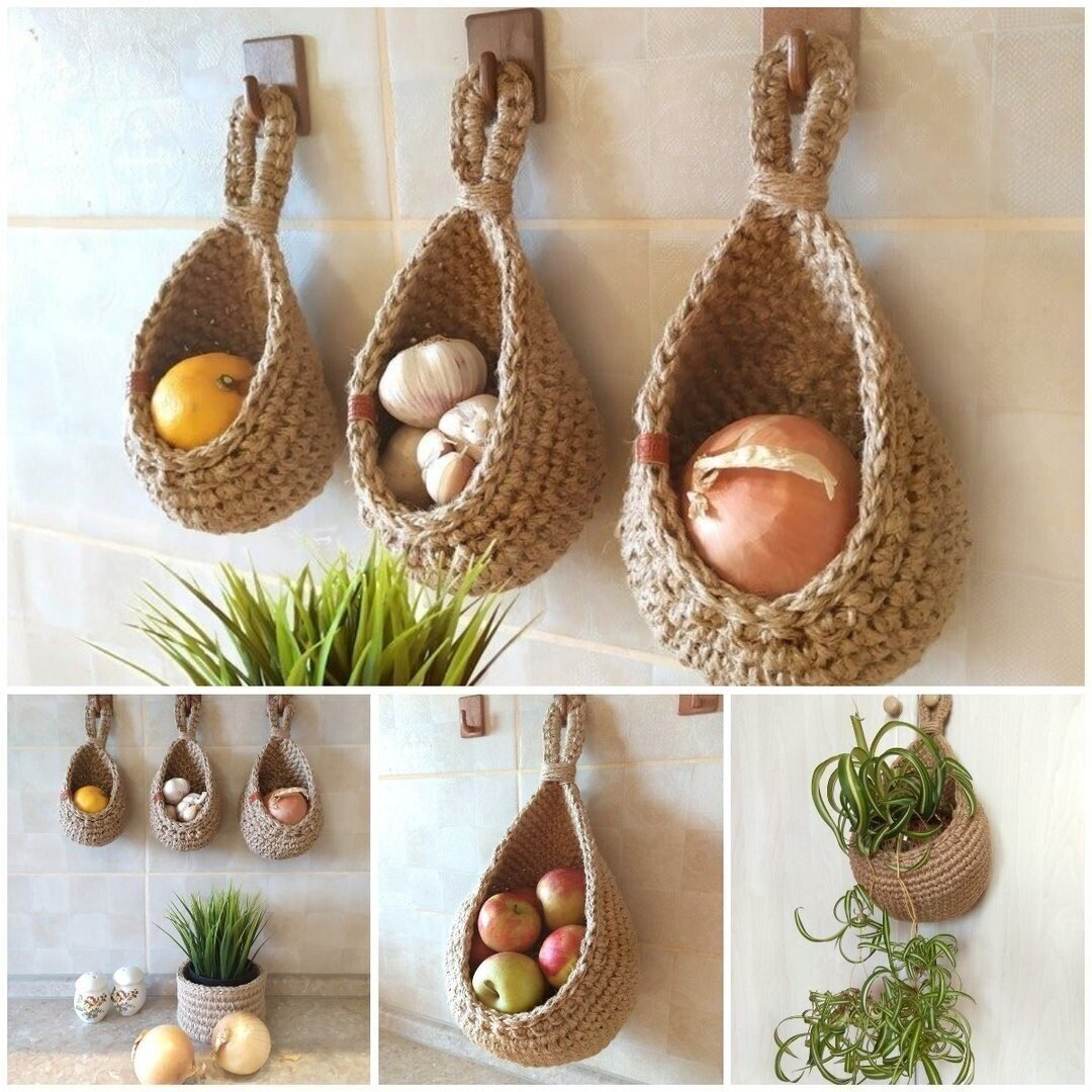 🔥BIG SALE - 49% OFF🔥🔥-Hanging Wall Vegetable Fruit Baskets
